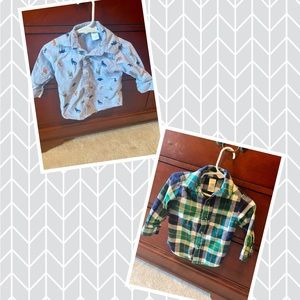 Baby boy button up shirts
